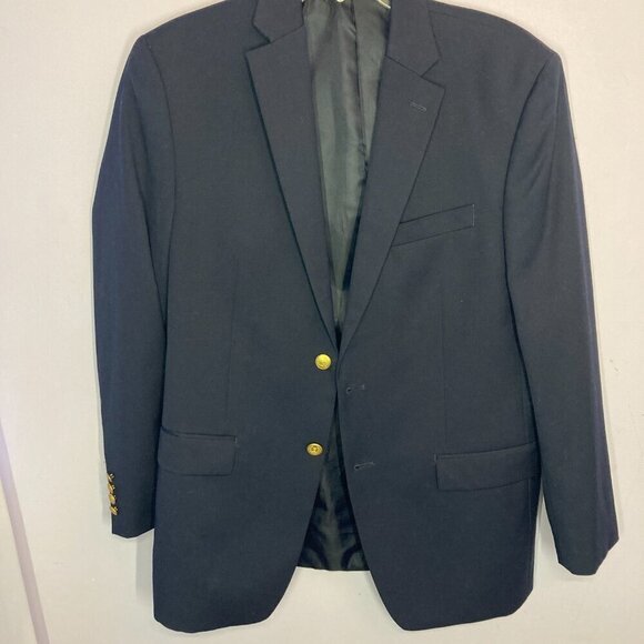 Chaps Navy Wool Blend Blazer, EUC, Size 40R - Picture 6 of 9